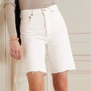 Agolde Bermuda Denim Shorts Size 23